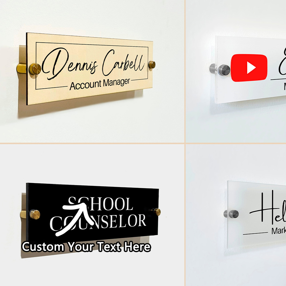 1PC Custom Wooden Door Sign -  - Woodworking Laser 리뷰 및 가격